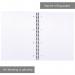 Pukka Metallic A4 Jotta (Squared) FSC Mix (Pack of 3) 35969J
