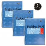 Pukka A4 Metallic Easy-Riter Pad FSC Mix (Pack of 3) 35973J