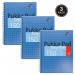 Pukka A4 Metallic Easy-Riter Pad FSC Mix (Pack of 3) 35973J