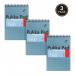 Pukka Metallic Reporters Pad FSC Mix (Pack of 3) 35974J