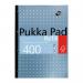 Pukka A4 400 Page Refill Pad FSC Mix (Pack of 5) 35977J
