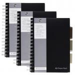 Pukka A5 Black Range Project Book FSC Mix (Pack of 3) 35983J