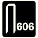 Rapid No. 606 Narrow crown staple 25 mm 36050J