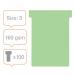 Nobo 32938913 T-Card Planning Cards - Size 3 Pack of 5 36054J