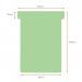 Nobo 32938913 T-Card Planning Cards - Size 3 Pack of 5 36054J