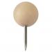Nobo 1915709 Notice Board Wooden Push Pins - Pack of 40 36131J