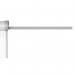 Nobo 1902046 Essence Tripod Steel Magnetic Whiteboard Easel with Extended Display Arms 36132J