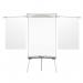 Nobo 1902046 Essence Tripod Steel Magnetic Whiteboard Easel with Extended Display Arms 36132J