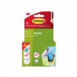 Command Pack of 48 Small Poster Strips Value Pack White 36177J