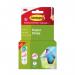 Command Pack of 48 Small Poster Strips Value Pack White 36177J