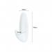 Command Pack of 2 Medium Oval Hooks With Command Strips White 36178J