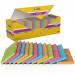 Post-it Pack of 24 Notes Super Sticky 76x76mm 90 Sheet Assorted Colours 36194J