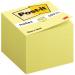 Post-it Note Cube 76x76mm 450 Sheets Canary Yellow 636-B  36197J