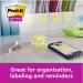 Post-it Pack of 12 Super Sticky Notes Value Pack 76mmx76 mm (+12 free) 36203J
