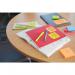 Post it Pack of 5 Super Sticky Notes Boost Colours 76x76mm 90 Sheets 36204J