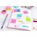 Post-it Notes Cube 76x76mm 450 Sheets Assorted Colours 2028 NP 36207J