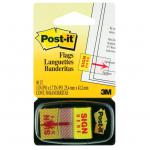 Post-it Pack of 50 Index Flags Repositionable Sign Here 25x43mm 36217J