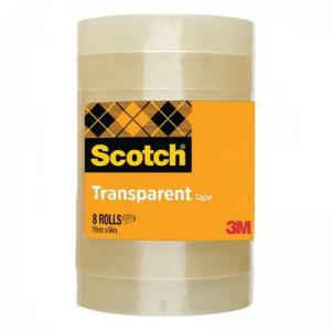Scotch Pack of 8 508 Transparent Tape 19mm x 66m 36223J