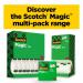 Scotch Pack of 8 Magic Tape Tower 19mmx33m 36225J