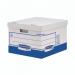 Bankers Box BOX DAMAGED - Heavy-Duty Large Blue Box Pack of 10 36239J