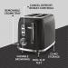 Breville VTR001 Bold 2-Slice Toaster Black 36242J