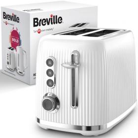 Breville VTR037 Bold 2-Slice Toaster White 36244J
