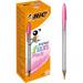 Bic Pack of 20 Cristal Fun Pink Ballpoint Pen 1.6mm Tip 36256J