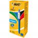 Bic Pack of 12 Assorted Colour Original Ballpoint Pen 1mm Tip 36267J