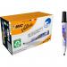 Bic Pack of 12 Ecolutions Velleda1701 Whiteboard Marker Bullet Tip Blk 36274J