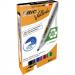 Bic Pack of 4 Ecolutions Velleda1701 Whiteboard Marker Bullet Tip 1.5mm Line Assorted Colours 36275J