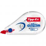 Tipp-Ex Pack of 10 Mini Pocket Mouse Correction Tape Roller 5mmx6m 36280J