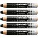 STABILO MARKdry Whiteboard and Flipchart Marker Pencil Pack of 5 Black 36314J