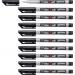 STABILO Write-4-all Permanent Marker Pen Fine Pack of 10 Black 36317J