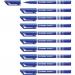 STABILO SENSOR fine Fineliner with Cushioned F-Tip Pack of 10 Blue 36319J