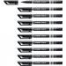 STABILO SENSOR fine Fineliner with Cushioned F-Tip Pack of 10 Black 36320J