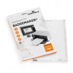 Durable BADGEMAKER Printable Name Badge Inserts 200 Cards 54x90mm 36326J