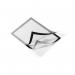 Durable DURAFRAME Self Adhesive Magnetic Signage Frame Pack of 2 A4 Silver 36334J
