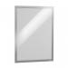 Durable DURAFRAME Self Adhesive Magnetic Signage Frame Pack of 2 A3 Silver 36336J