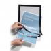 Durable DURAFRAME Self Adhesive Magnetic Signage Frame Pack of 10 A4 Black 36337J