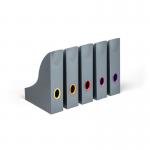 Durable VARICOLOR Magazine Rack Document Desk File Organiser Pack of 5 A4 36340J