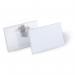 Durable COMBI CLIP and Pin Name Badge Holders and Inserts Pack of 50 54x90mm 36341J