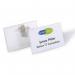Durable COMBI CLIP and Pin Name Badge Holders and Inserts Pack of 50 54x90mm 36341J
