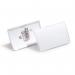 Durable CLICK FOLD Convex Clip & Pin Name Badge Holder Pack of 25 54x90mm 36345J