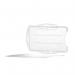 Durable DUO 2 Card Security Pass ID Badge Holders Pack of 10 Clear 36347J
