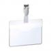 Durable Conference Clip Name Badge Holders and Cards Pack of 25 60x90mm 36349J