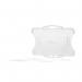 Durable Security Pass Plastic ID Card Holders for Lanyards Pack of 10 Clear 36352J