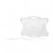 Durable Security Pass Plastic ID Card Holders for Lanyards Pack of 10 Clear 36352J