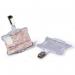 Durable Security Pass Plastic ID Card Holders with Clip Pack of 25 Clear 36353J