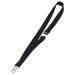Durable Soft Neck Lanyards with Clip and Safety Release Pack of 10 Black 36354J