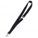Durable Soft Neck Lanyards with Clip and Safety Release Pack of 10 Black 36354J